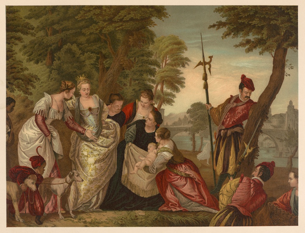 The discovery of Moses — Jan Ladislaw Sýkora