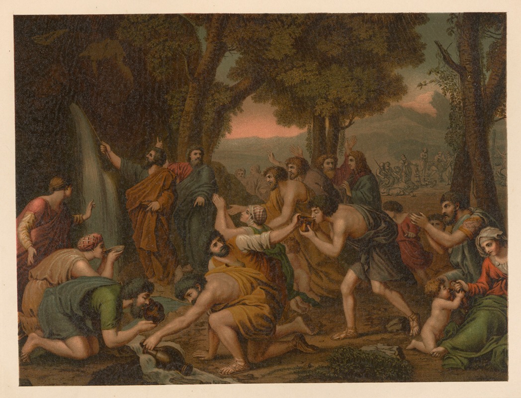 Moses brings water from the rock — Jan Ladislaw Sýkora