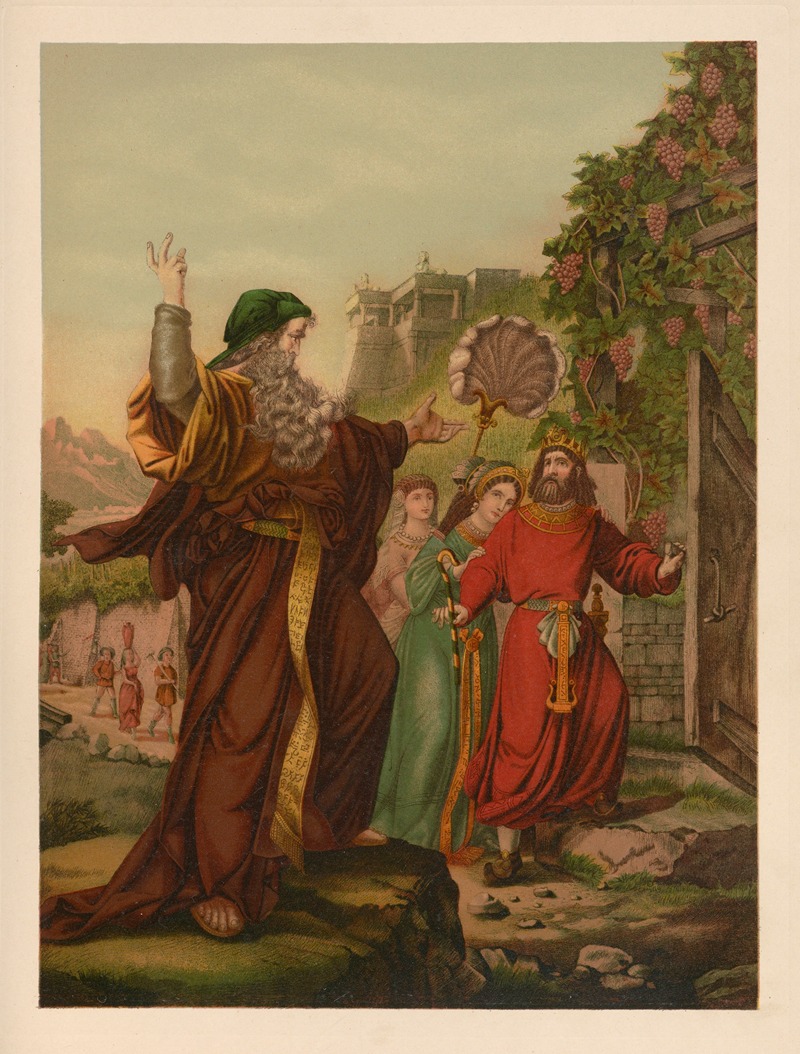 Elijah's sermon to Ahab and Jezebel — Jan Ladislaw Sýkora