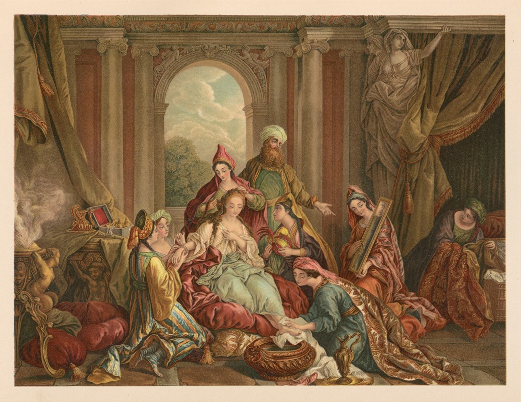 The adornment of Esther — Jan Ladislaw Sýkora