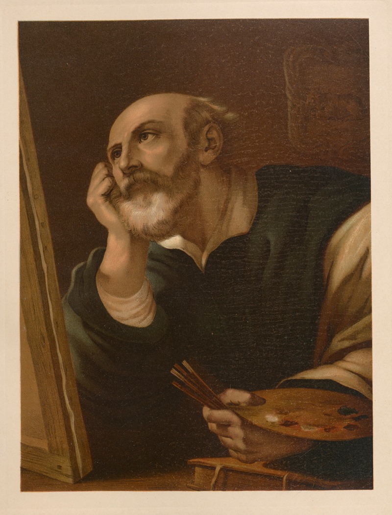St. Luke the Evangelist by Jan Ladislaw Sýkora, 1899 — digital art print download