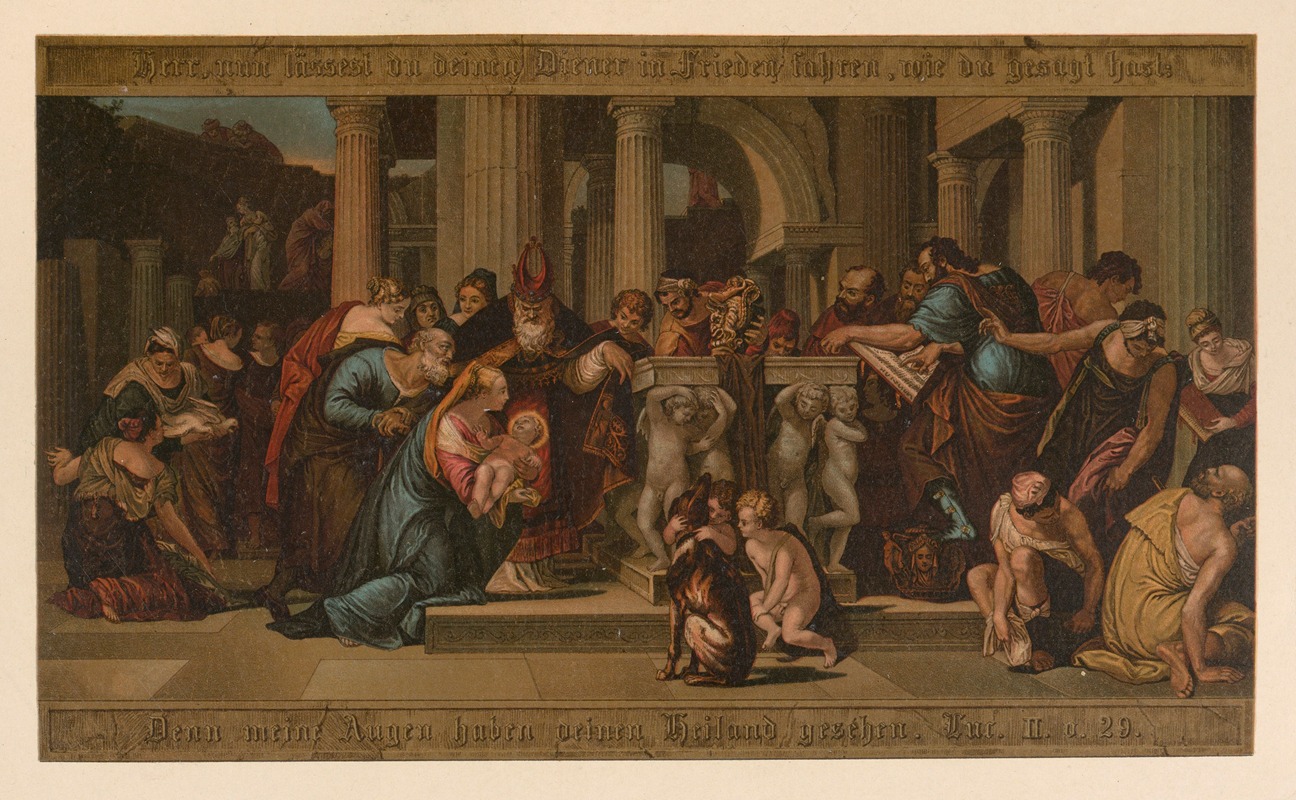 The Presentation in the Temple by Jan Ladislaw Sýkora, 1899 — digital art print download