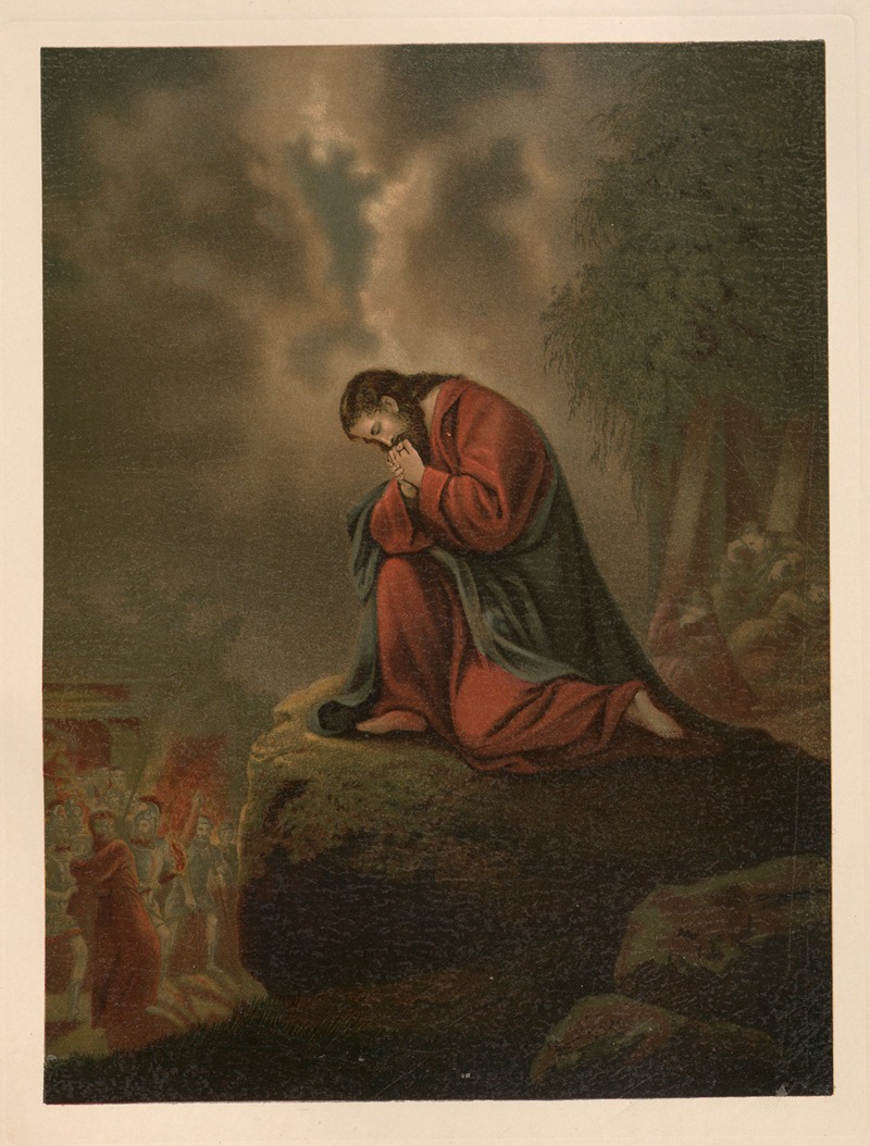 Gethsemane by Jan Ladislaw Sýkora, 1899 — digital art print download
