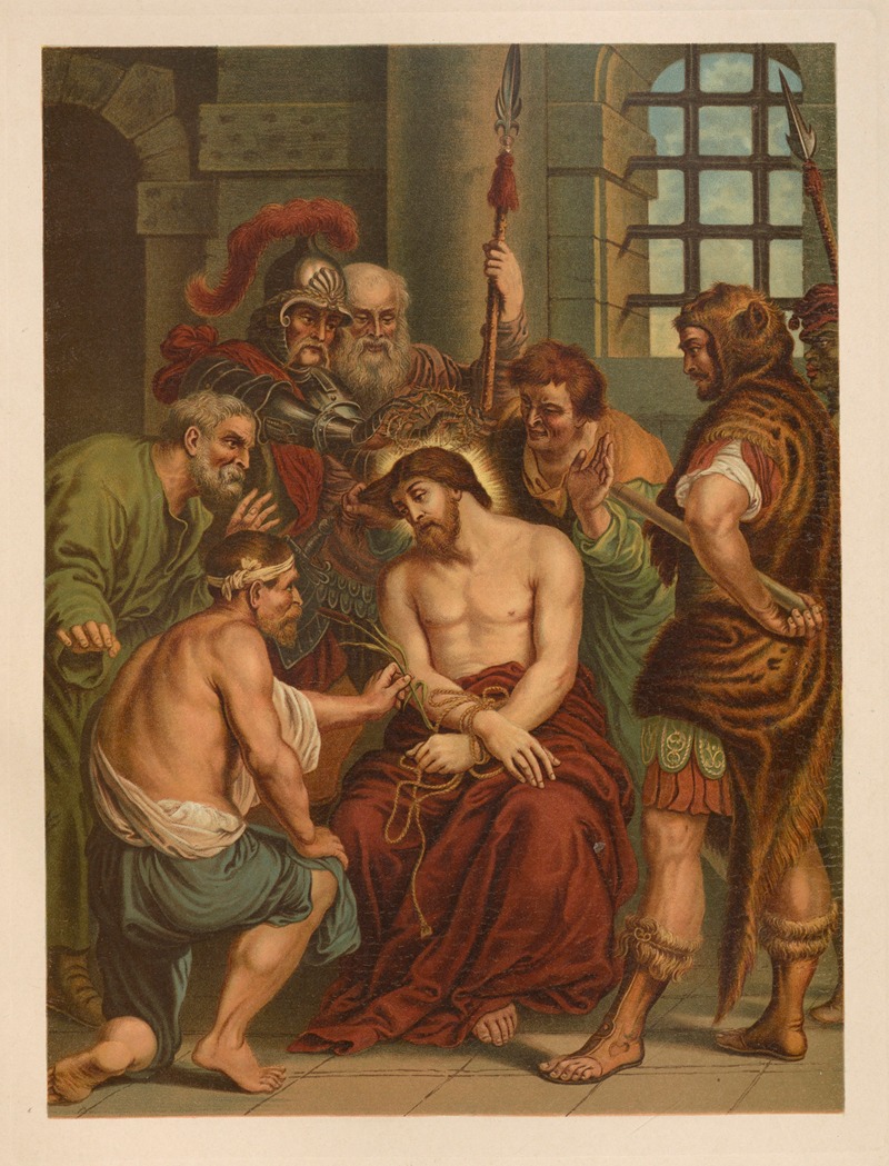 Christ the Lord mocked by Jan Ladislaw Sýkora, 1899 — digital art print download