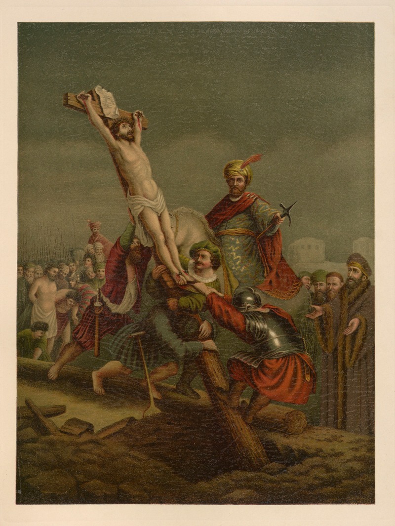 Crucifixion by Jan Ladislaw Sýkora, 1899 — digital art print download