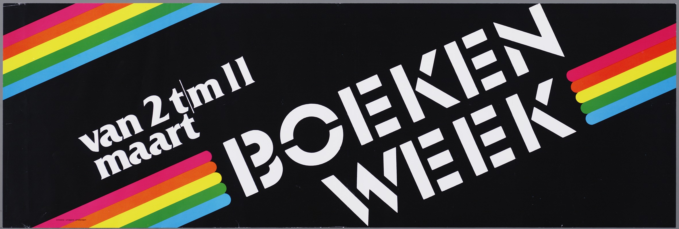 boekenweek; van 2 – 11 maart by Uniepers, Amsterdam, 1978 — digital art print download