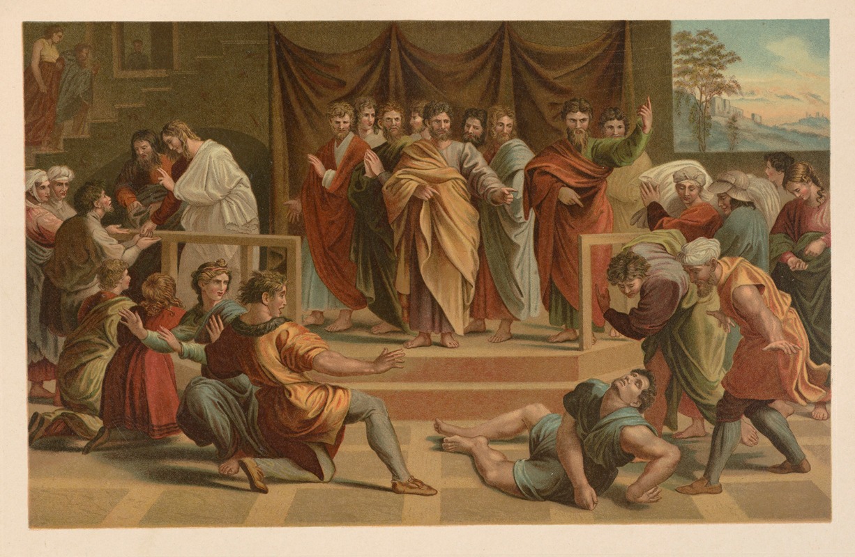 Death of Ananias — Jan Ladislaw Sýkora