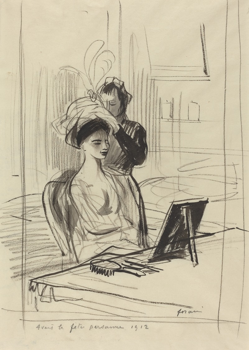 Avant la fete persane by Жан-Луи Форайн, 1912 — digital art print download
