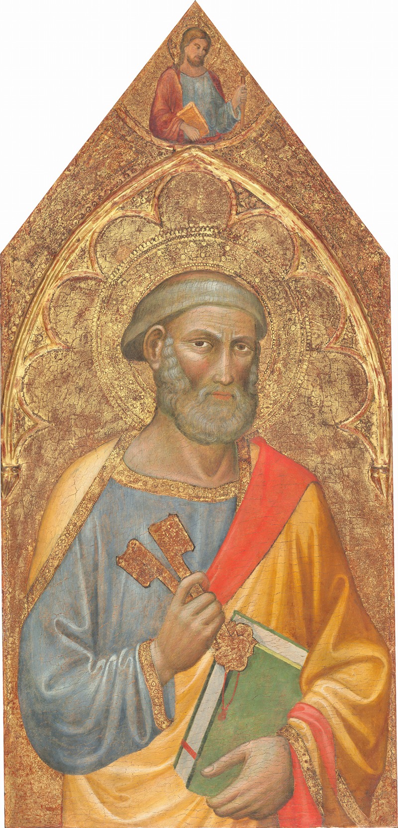 Saint Peter, with Saint James Major by Martino di Bartolomeo di Biago, c. 1415 — digital art print download
