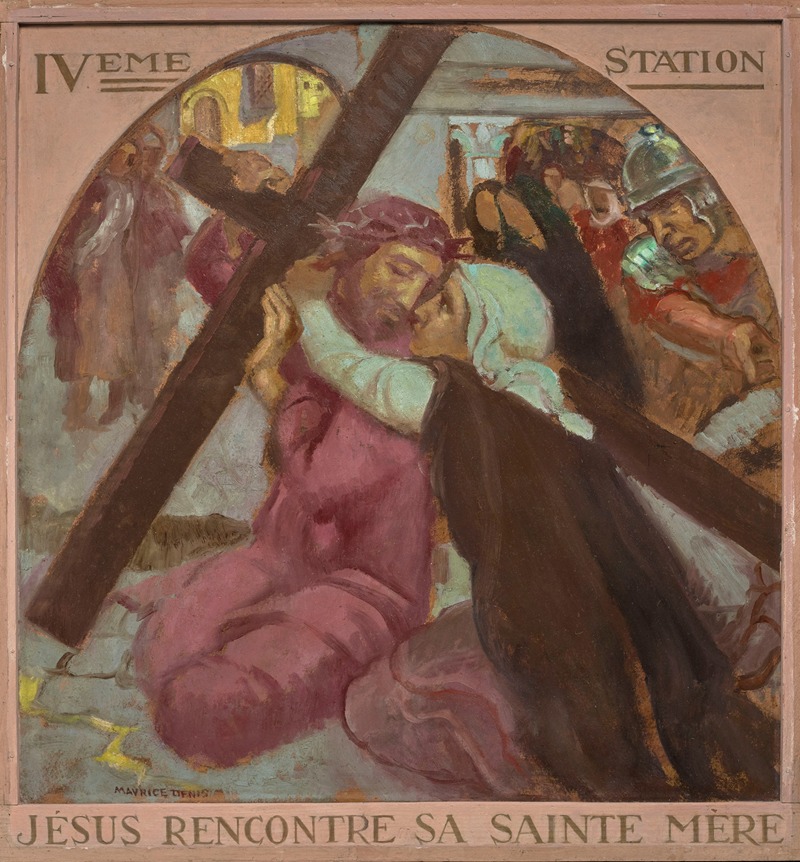 Jésus rencontre sa Sainte Mère by Maurice Denis, 1931 — digital art print download
