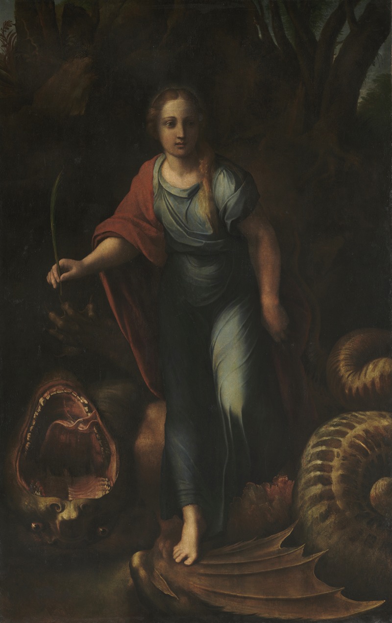 Saint Margaret by Raphael, 1518 — digital art print download