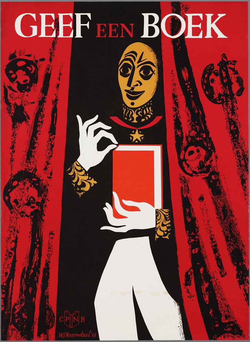 GEEF een BOEK by Willem Jan Rozendaal, 1956 — digital art print download