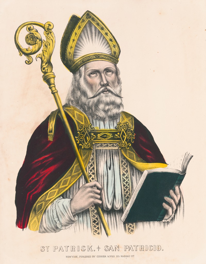 St. Patrick by Currier & Ives. — digital art print download