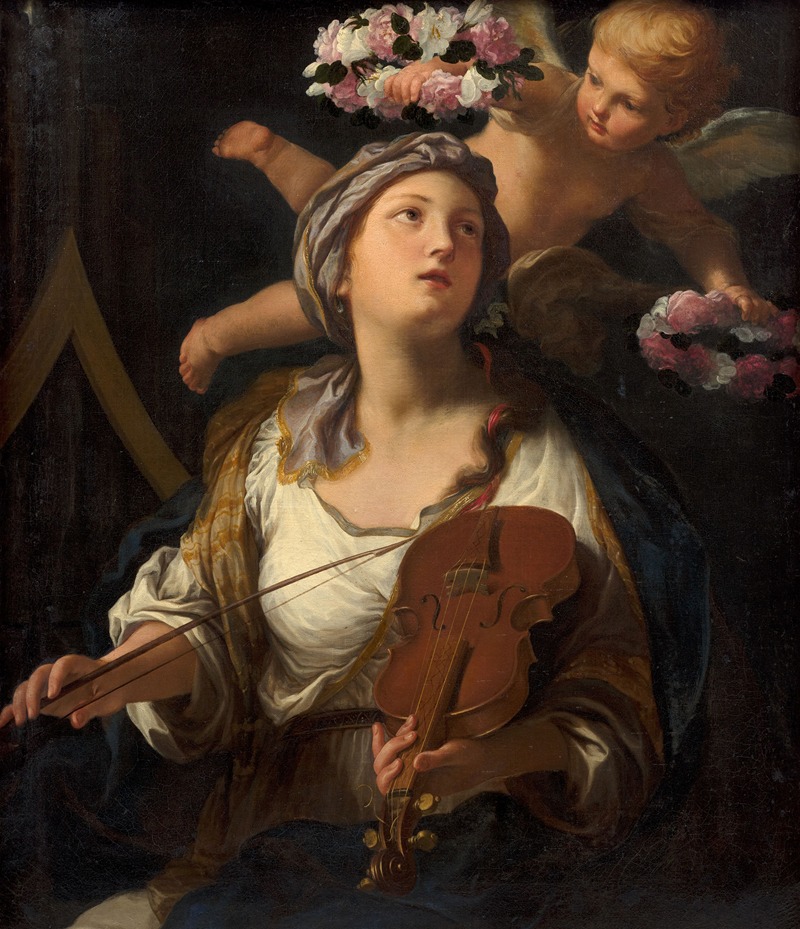 Saint Cecilia by Elisabetta Sirani — digital art print download