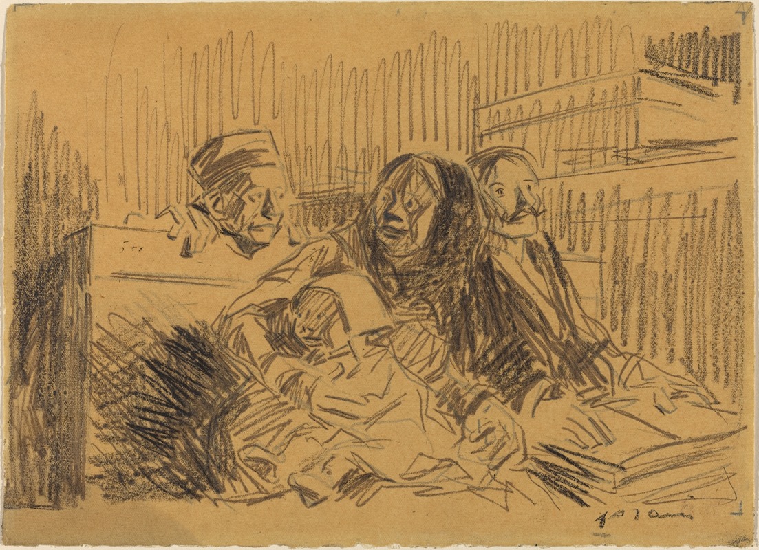Defenseur et Accuse by Jean-Louis Forain, c. 1908 — digital art print download