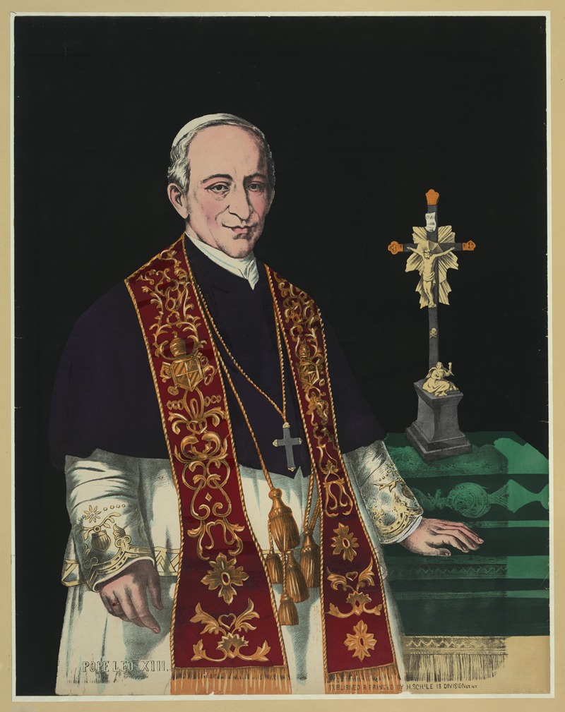 Pope Leo XIII by Генри Джером Шайл, 1878 — digital art print download