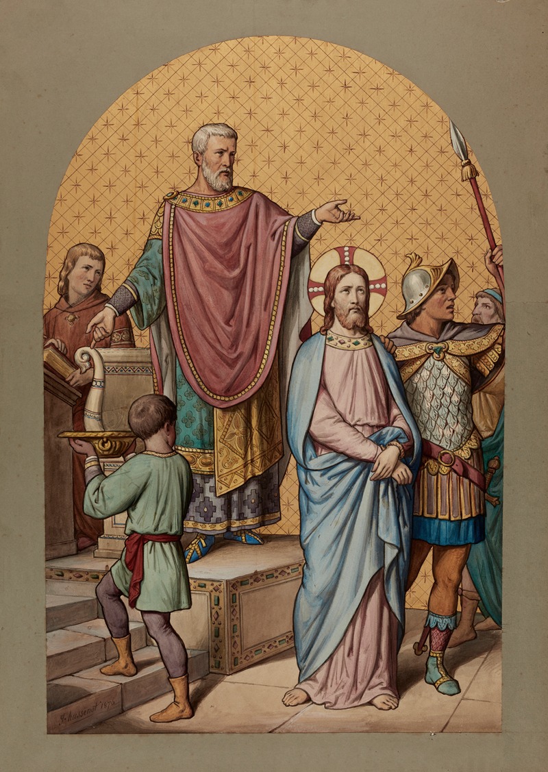 Jesus is condemned to death — Joseph Hussenot