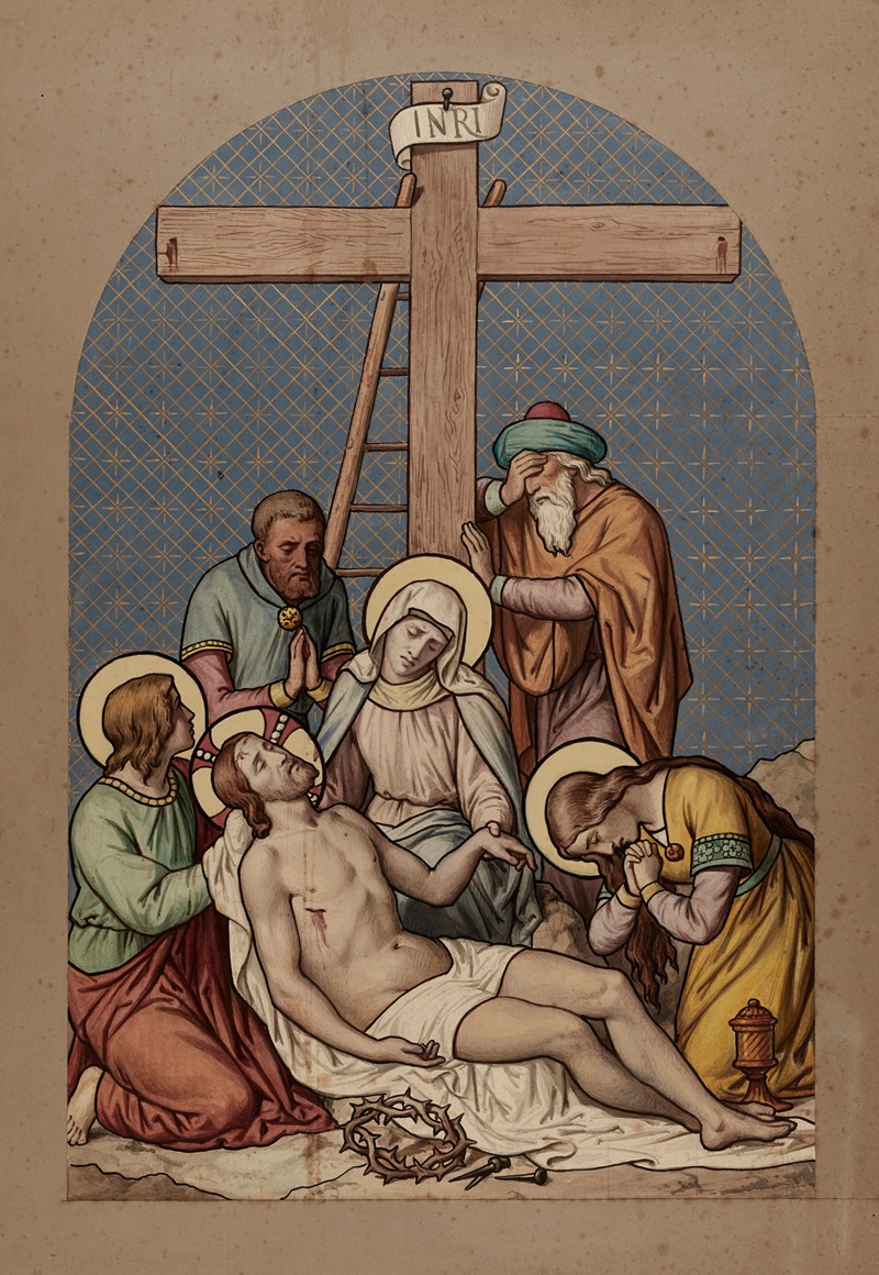 Jesus is taken down from the Cross — Joseph Hussenot
