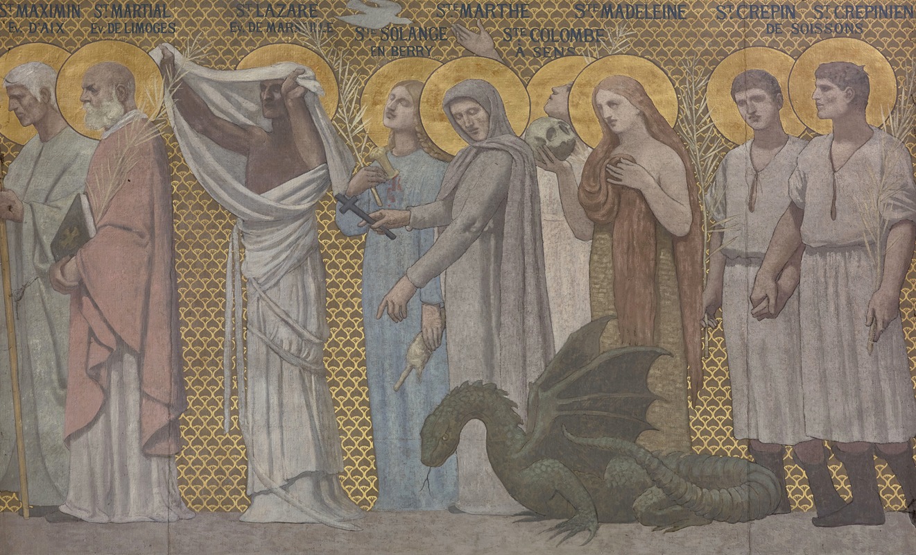 Procession de saints martyrs 3 by Пьер Пюви де Шаванн, 1877 — digital art print download