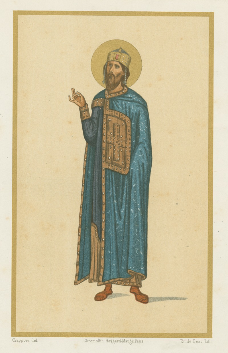 Hérode, roi de Judée by Клавдий Иосиф Чаппори, 1858 — digital art print download