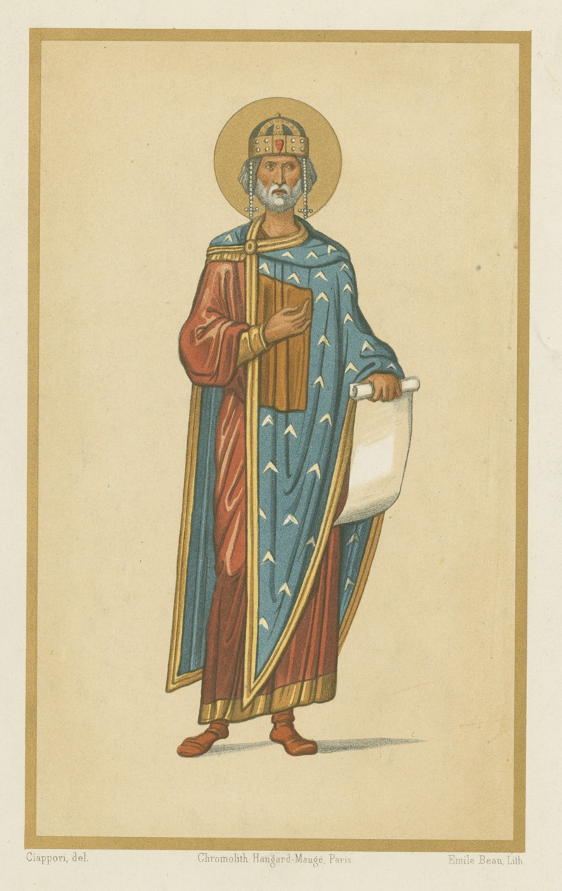 Salomon by Клавдий Иосиф Чаппори, 1858 — digital art print download
