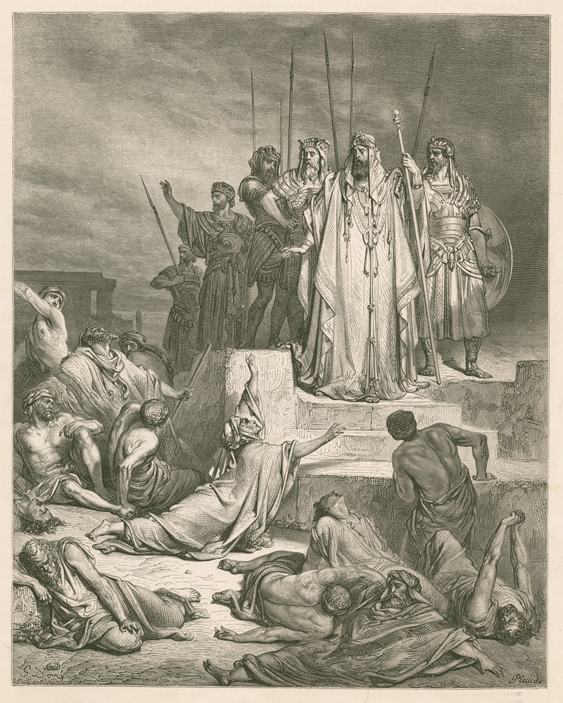 Famine de Samarie by Гюстав Доре, 1866 — digital art print download