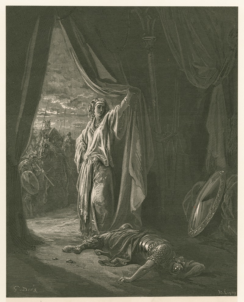 Jahel et Sisara by Гюстав Доре, 1866 — digital art print download