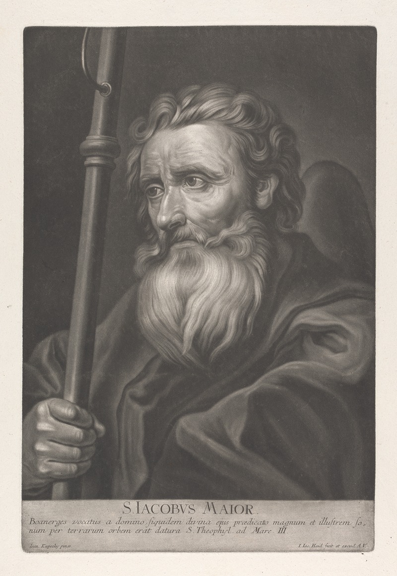 Saint James the Greater by Johann Kupezky — digital art print download