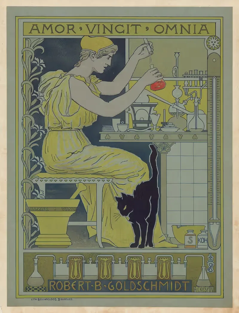 Amor, vincit, omnia Robert B. Goldschmidt by Adolphe Crespin, 1895 — digital art print download
