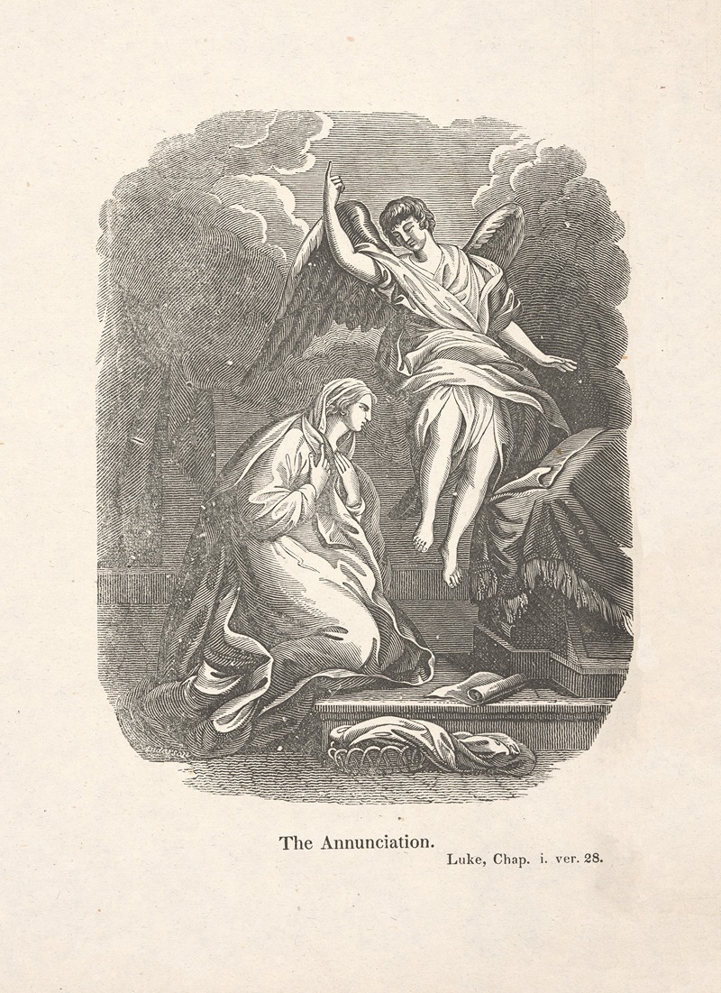 The annunciation by Alexander Anderson — digital art print download