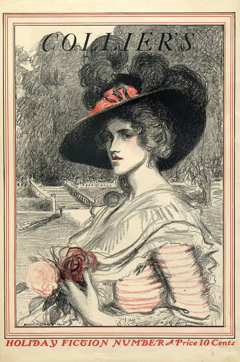 Collier's Holiday Fiction Number by Альберт Штернер, 1900 — digital art print download