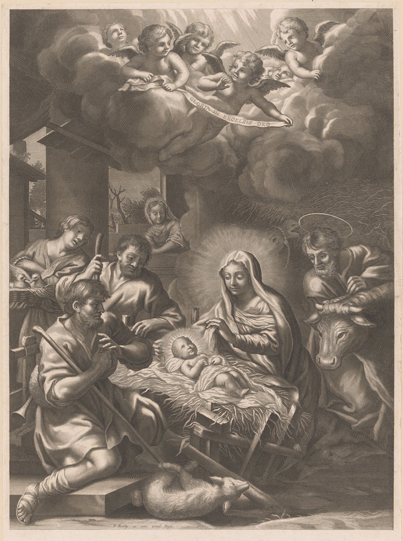 Adoration of the Shepherds — Francois de Poilly
