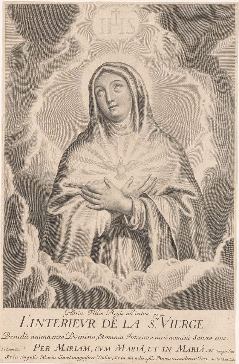 Holy Trinity in Mary by Jean Boulanger — digital art print download