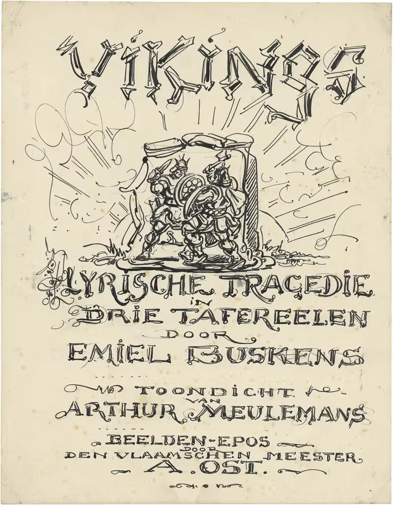Vikings - Lyrische Tragedie by Альфред Ост, 1937 — digital art print download