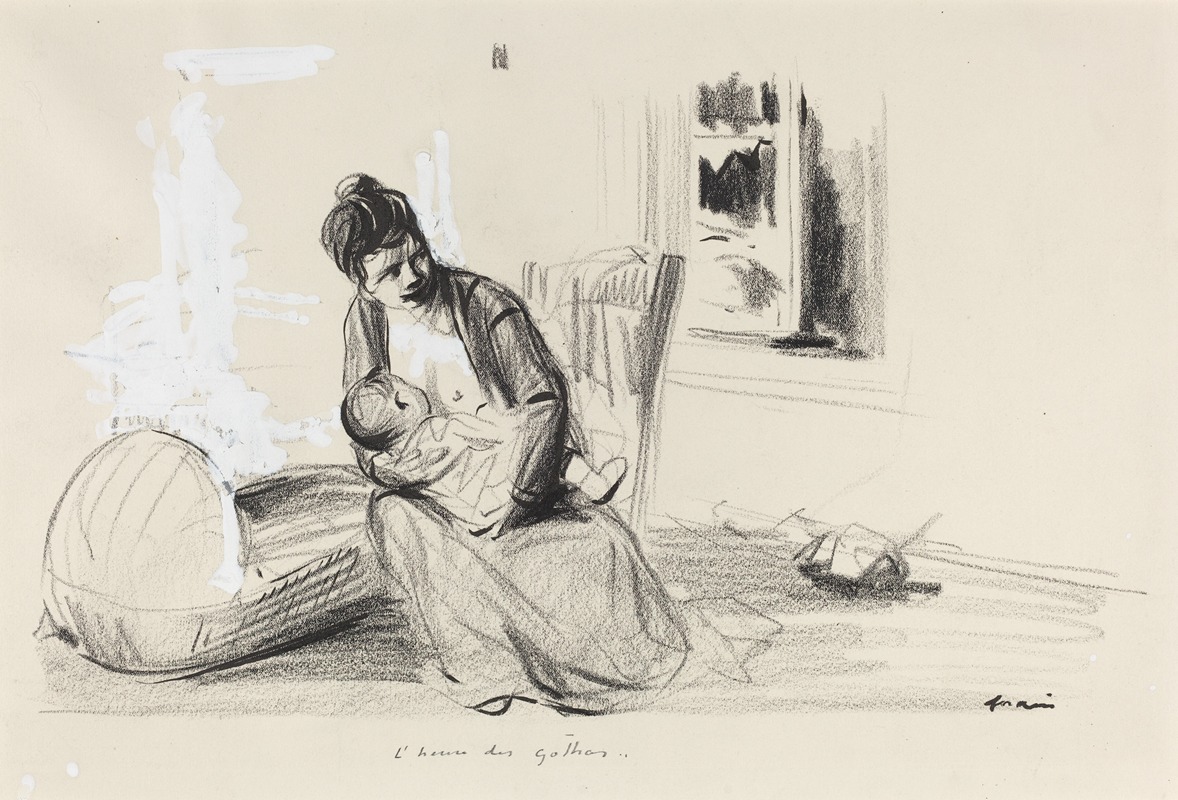 L'heure des gothas by Jean-Louis Forain — digital art print download