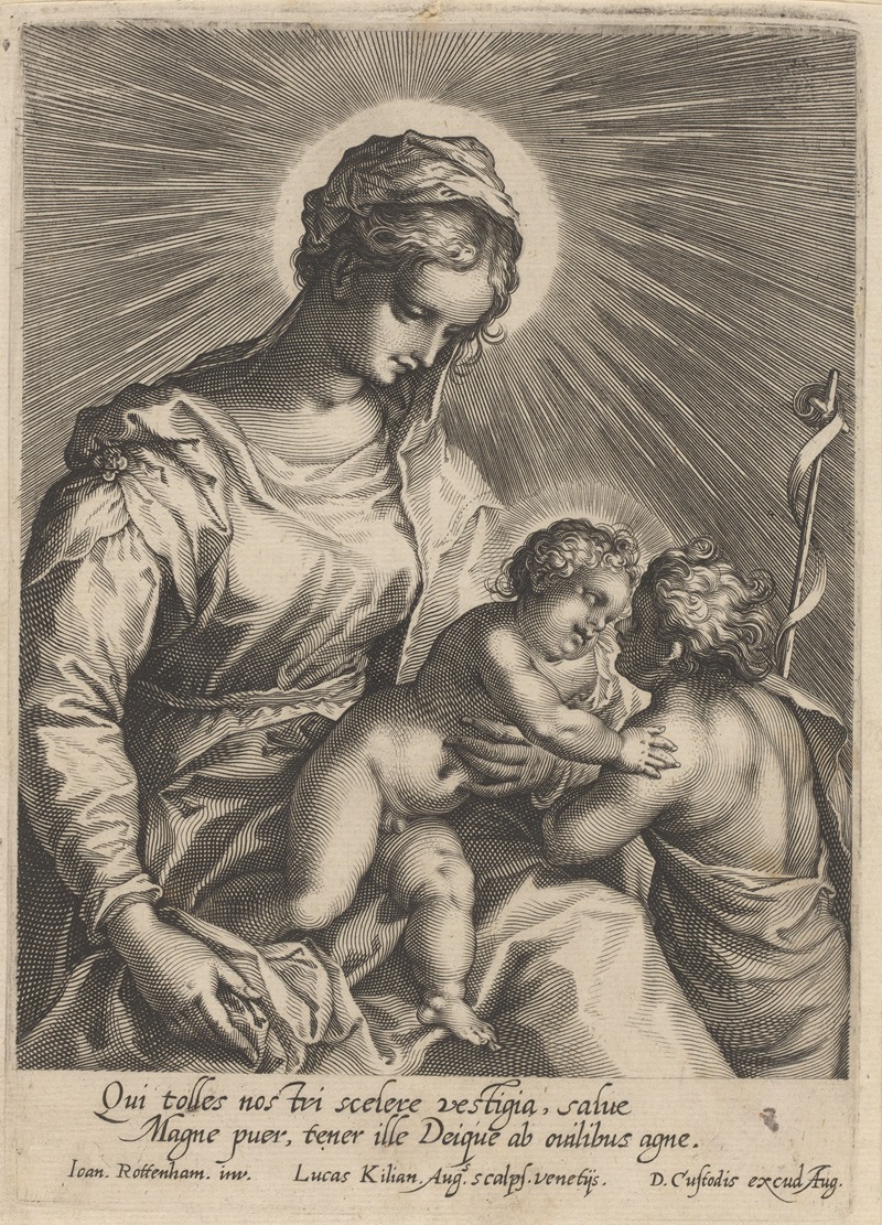 Mary with child and John the Baptist — Lucas Kilian
