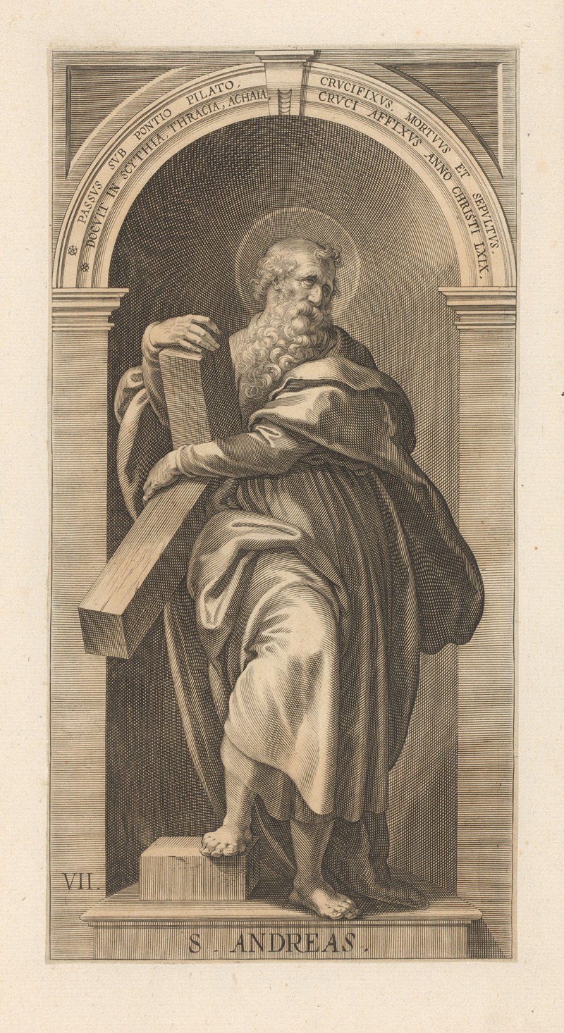 St. Andreas by Лукас Килиан, 1623 — digital art print download