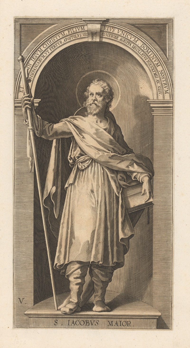 St. James the Greater by Лукас Килиан, 1623 — digital art print download