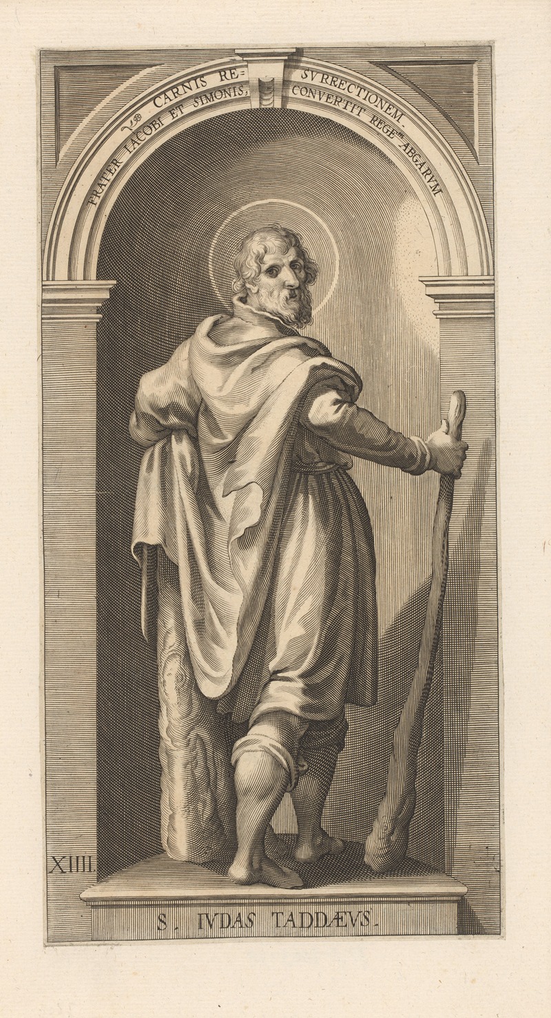 St. Judas Iscariot by Лукас Килиан, 1623 — digital art print download