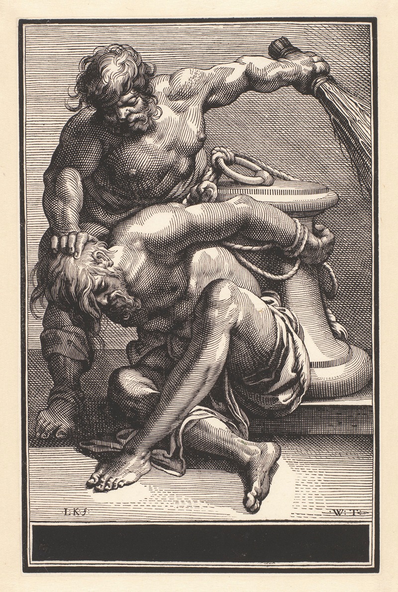 The flogging of Christ — Лукас Килиан