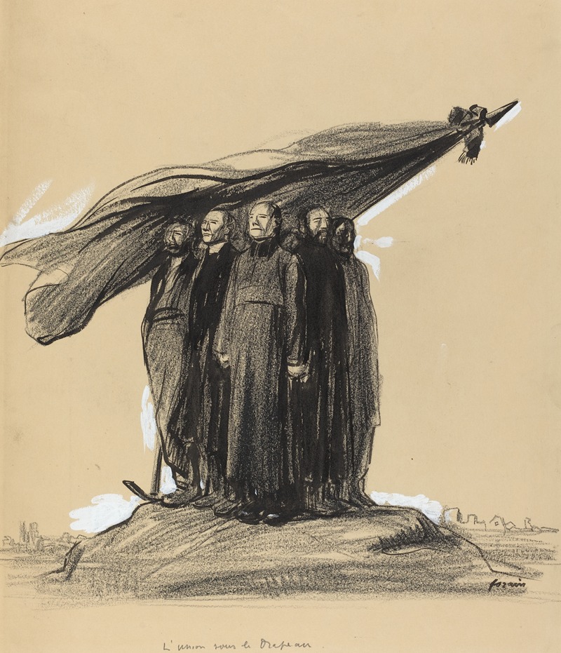 L'union sous le drapeau by Jean-Louis Forain — digital art print download
