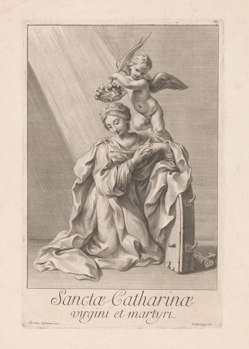 Sancta Catharina virgini et martyri — Nicolas Dorigny