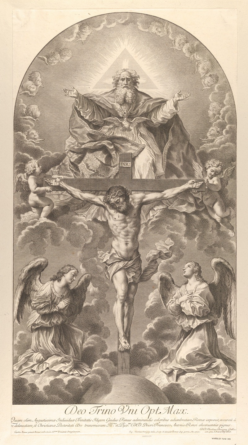 The Holy Trinity by Николас Дорини, 1702 — digital art print download