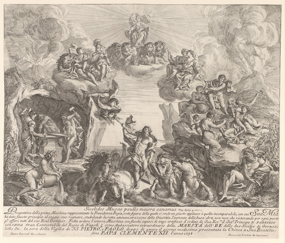 Allegory of Divine Providence — Pierre Isaac Parrocel