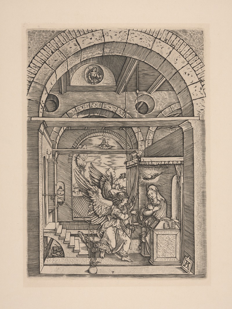 The Annunciation by Альбрехт Дюрер, 1504–1505 — digital art print download