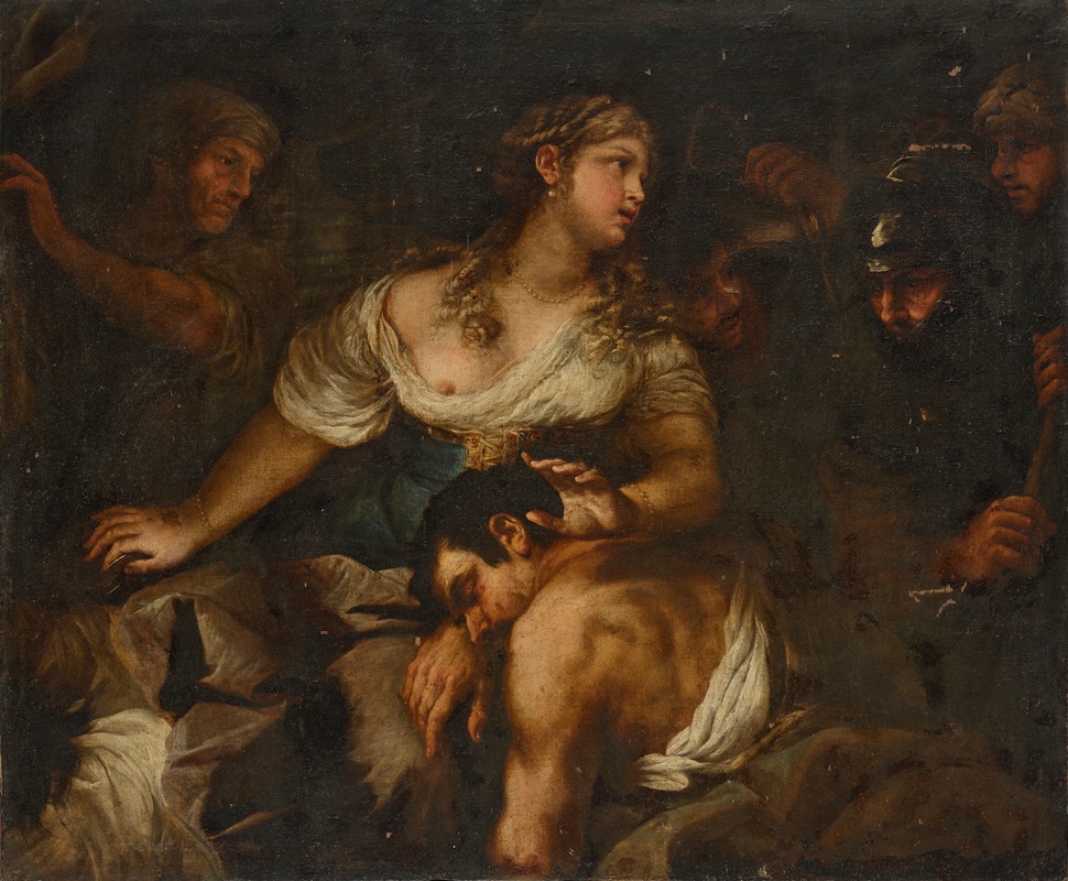 Samson and Delilah by Лука Джордано — digital art print download
