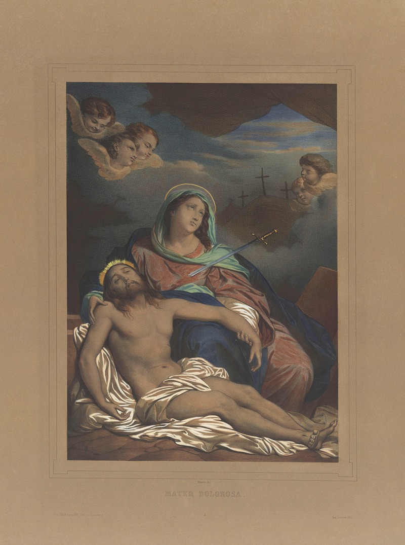 Mater dolorosa by Южен Девериа — digital art print download