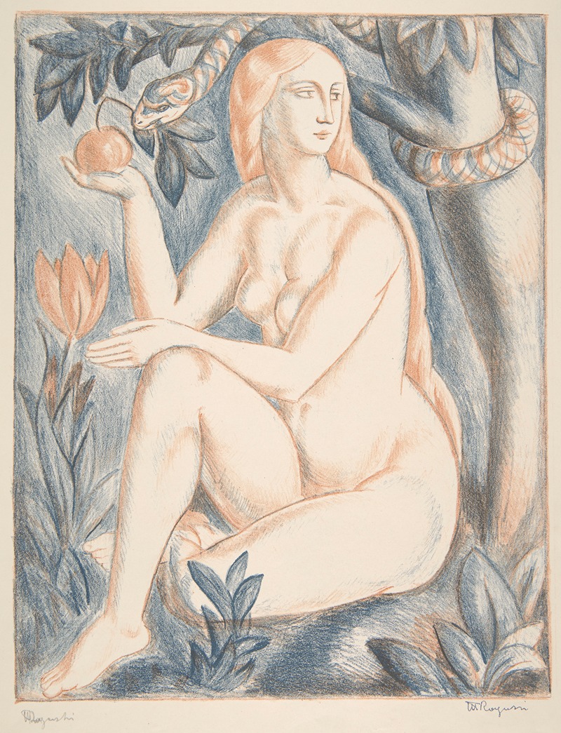 Eve by Władysław Roguski, 1920 — digital art print download