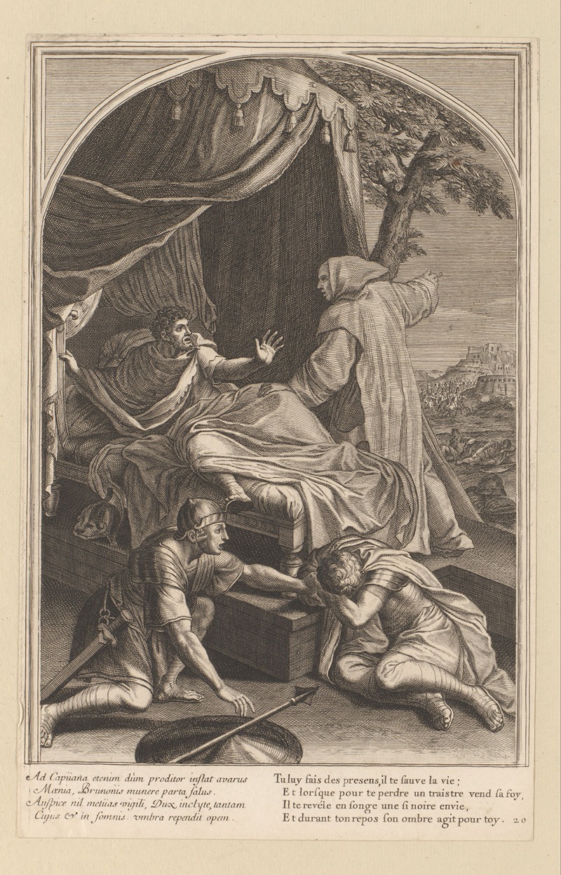 Apparition of Saint Bruno to Comte Roger — François Chauveau