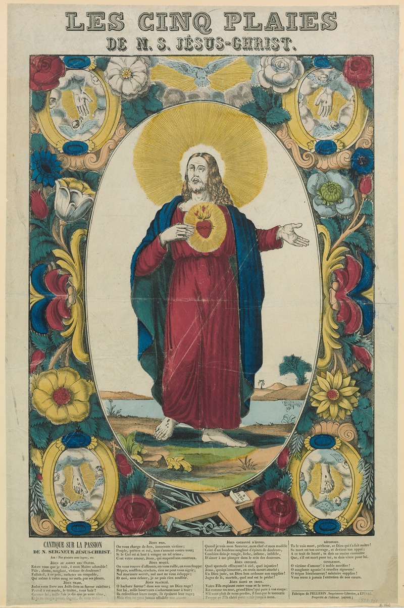 Les cinq plaies de N.S. Jésus-Chris — Imp. Pellerin & Cie